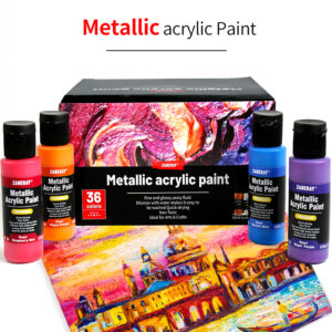 12 colors of metallic acrylic