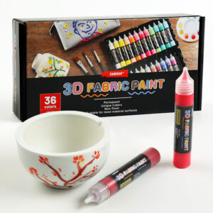 3D textile pigment shooting